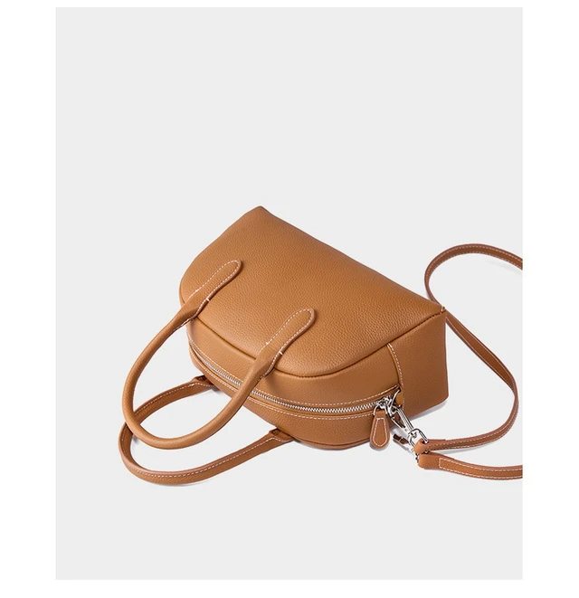 Alt view image 4 of 6 - Genuine Leather Hobo Purse Bag Small Crossbody Shoulder Handbags For Women Brown