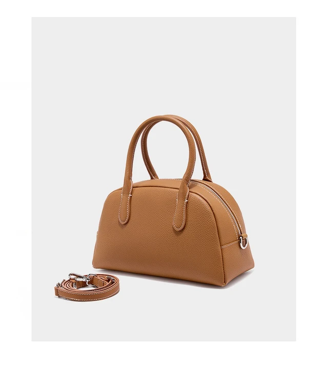 Alt view image 3 of 6 - Genuine Leather Hobo Purse Bag Small Crossbody Shoulder Handbags For Women Brown