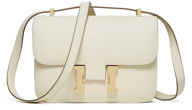 Main image of Women Genuine Leather Crossbody Bag Luxury Handbag White
