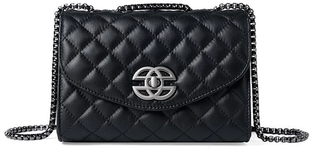 Main image of Women Genuine Leather Small Handbags Black