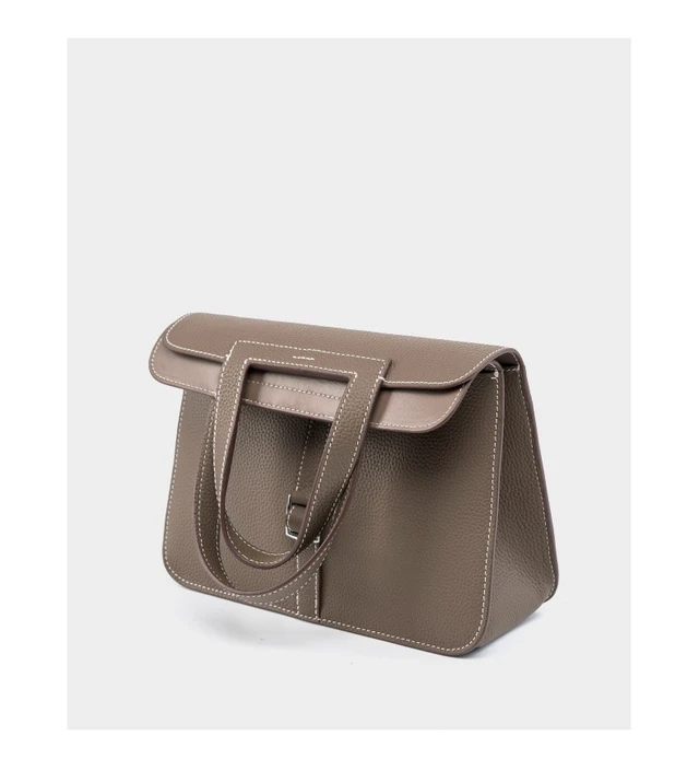 Alt view image 2 of 4 - Womens Genuine Leather Casual Handbags Grey