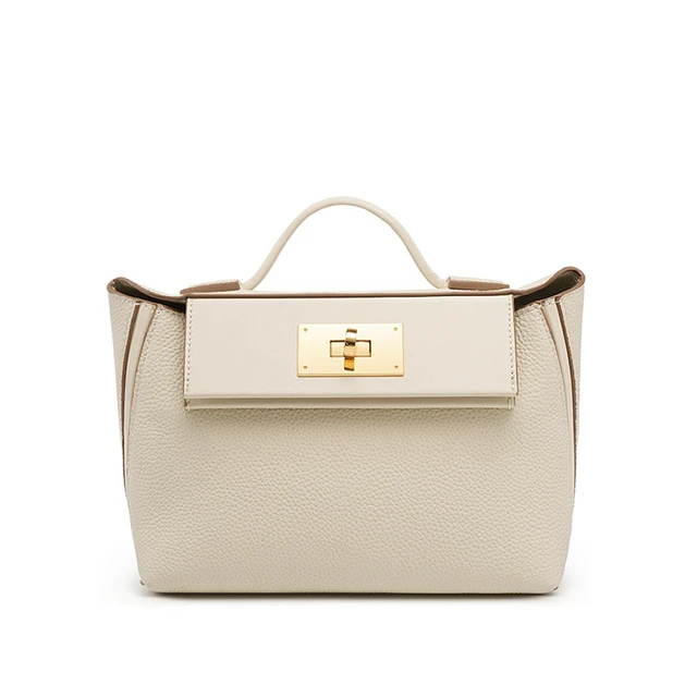 Main image of Genuine Leather Women Clutch Purse Handbag White