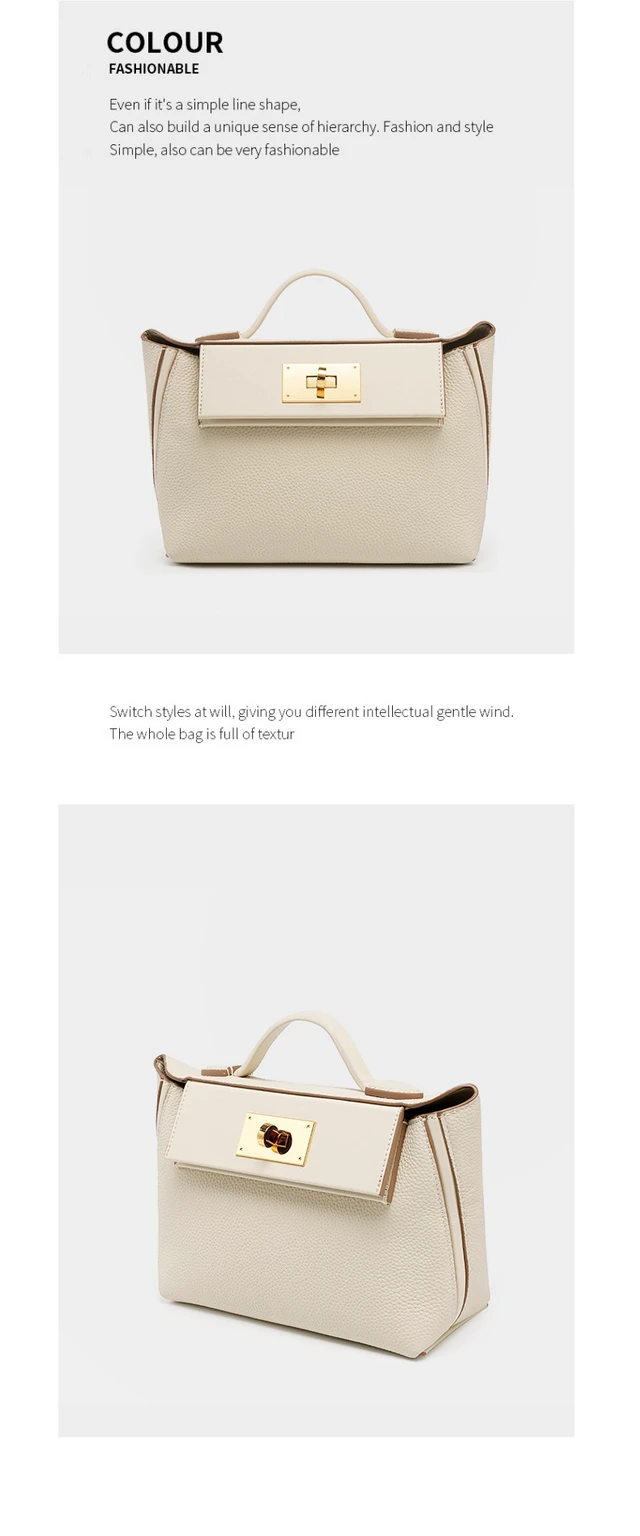 Alt view image 2 of 2 - Genuine Leather Women Clutch Purse Handbag White