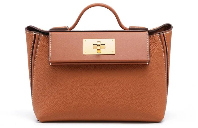 Main image of Genuine Leather Women Clutch Purse Handbag Brown