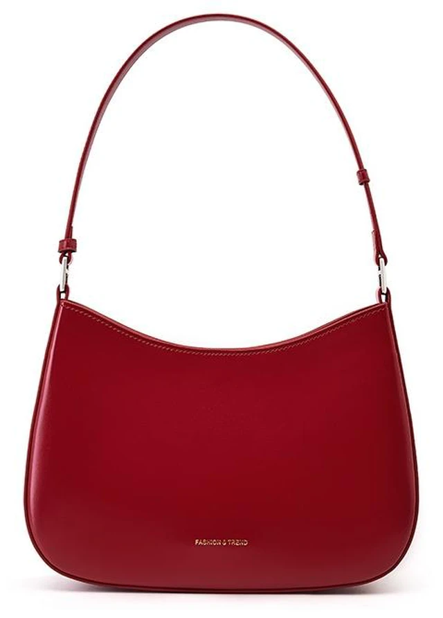Main image of Women Genuine Leather Hobo Bags Tote Handbag Red
