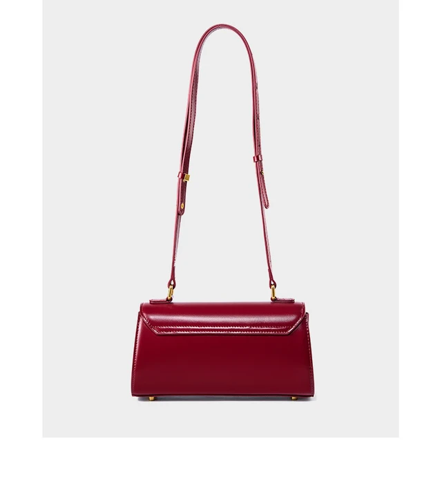 Alt view image 3 of 6 - Women Fashion Genuine Leather Handbags Tote Bag Shoulder Bag Red