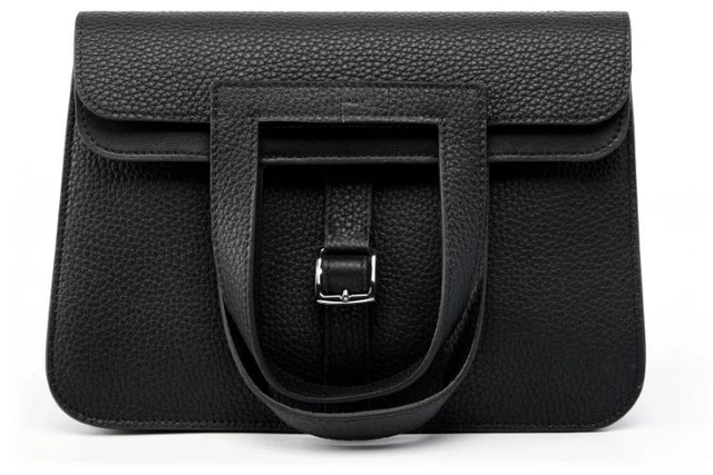 Main image of Womens Genuine Leather Casual Handbags Black