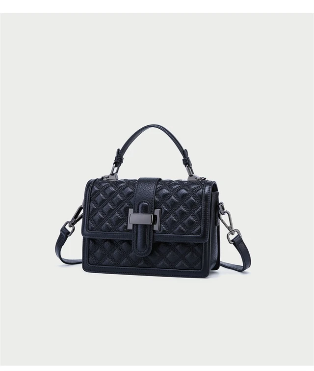 Alt view image 3 of 7 - Women Cute Top Handle Crossbody Bag Stylish Tiny Clutch Handbag with Strap Black