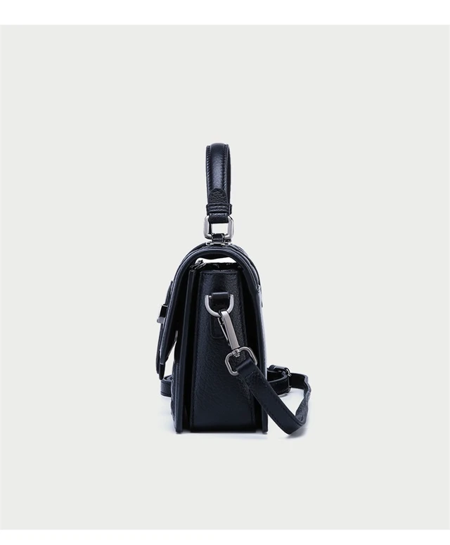 Alt view image 4 of 7 - Women Cute Top Handle Crossbody Bag Stylish Tiny Clutch Handbag with Strap Black