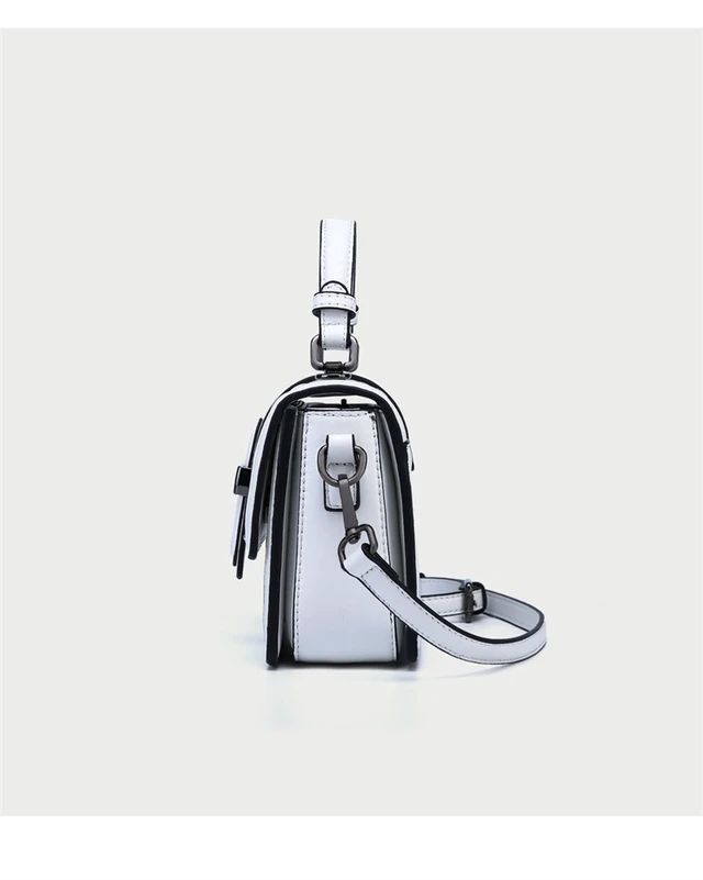 Alt view image 3 of 6 - Women Cute Top Handle Crossbody Bag Stylish Tiny Clutch Handbag with Strap White