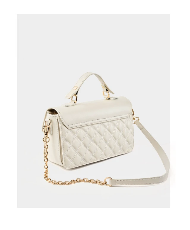 Alt view image 4 of 4 - Genuine Leather Women Tote Bag Shoulder Bags White