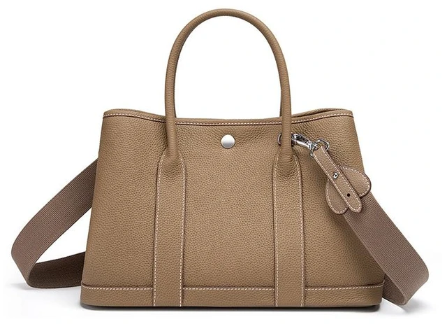 Main image of Women Genuine Leather Tote Bag Handbags Bronze