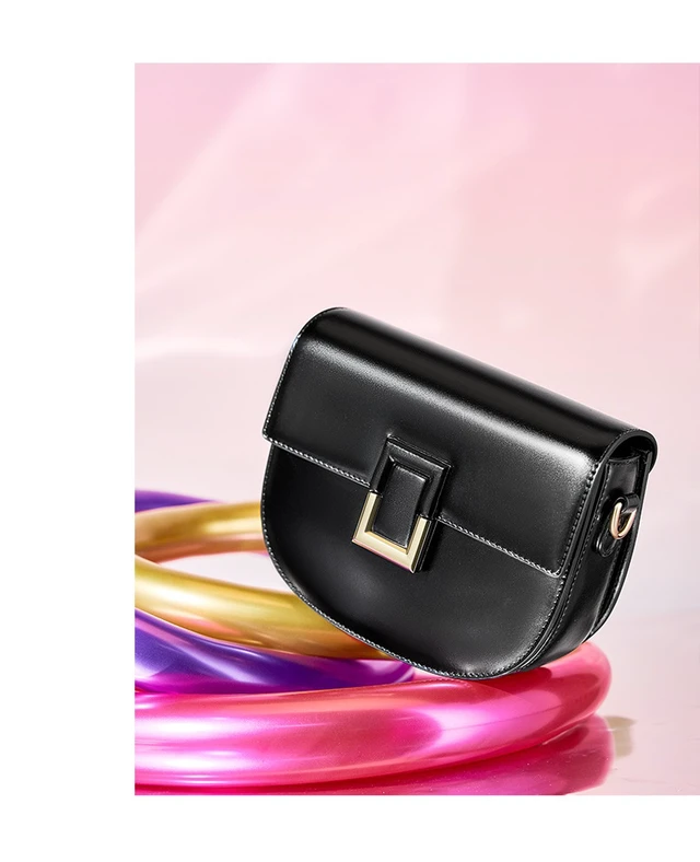 Alt view image 2 of 3 - Women's Leather Designer Handbags Tote Purses Shoulder Bucket Bags Black