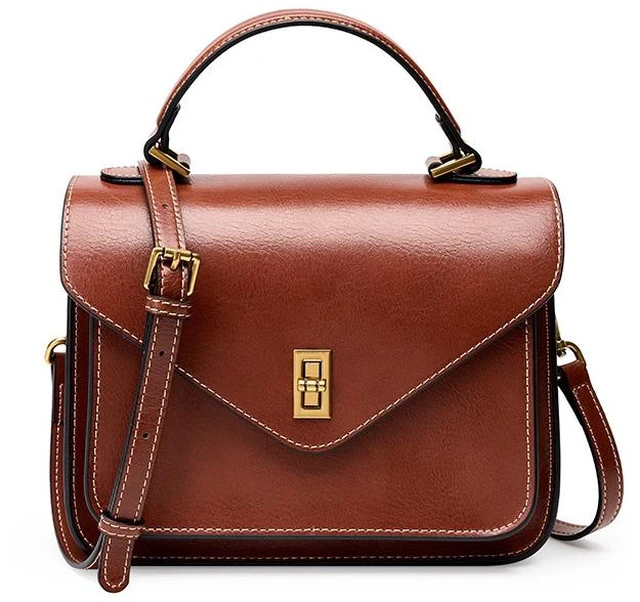 Main image of Genuine Leather Summer Straw Purses and Handbags Shoulder Clutch Beach Bag Brown