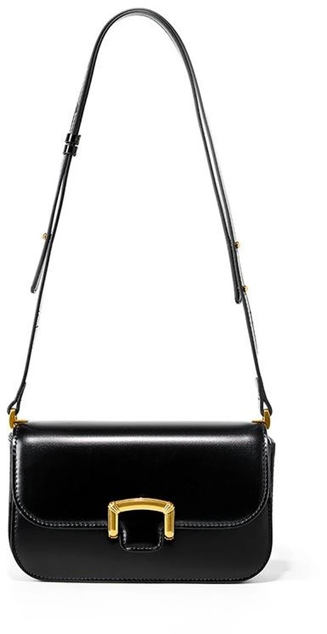 Main image of Genuine Leather Women Shoulder Bag Handbag Black
