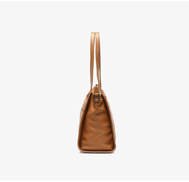 Alt view image 3 of 5 - Genuine Leather Women Trendy Hobo Bag Shoulder Handbag Brown