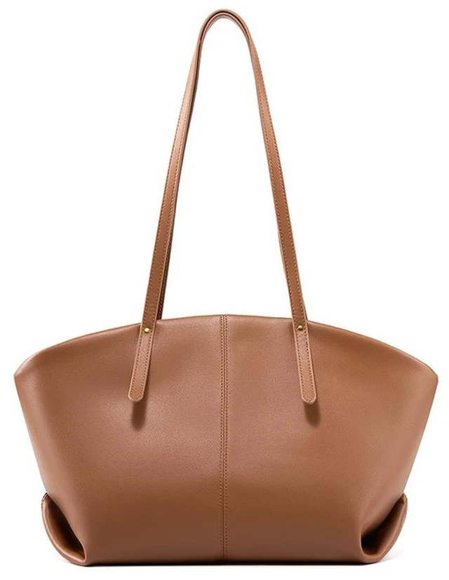 Main image of Genuine Leather Women Shoulder Purses and Handbags Brown