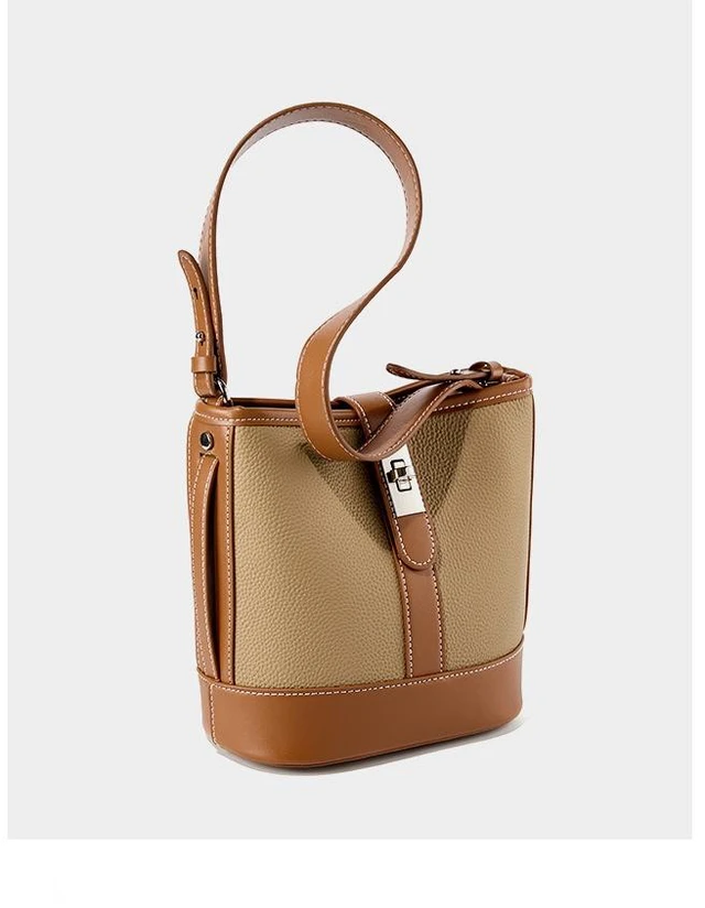 Alt view image 2 of 5 - Genuine Leather Shoulder Bag for Women Purses and Handbags Brown