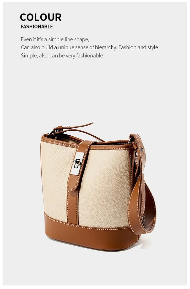 Alt view image 2 of 3 - Genuine Leather Shoulder Bag for Women Purses and Handbags White