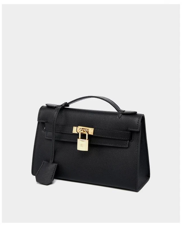 Alt view image 3 of 3 - Genuine Leather Womens Handbags Top-handle Totes Satchel Shoulder Bag Black