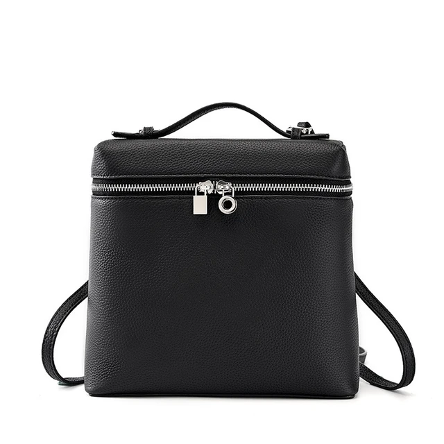 Main image of Genuine Leather Women Piana Backpack Black