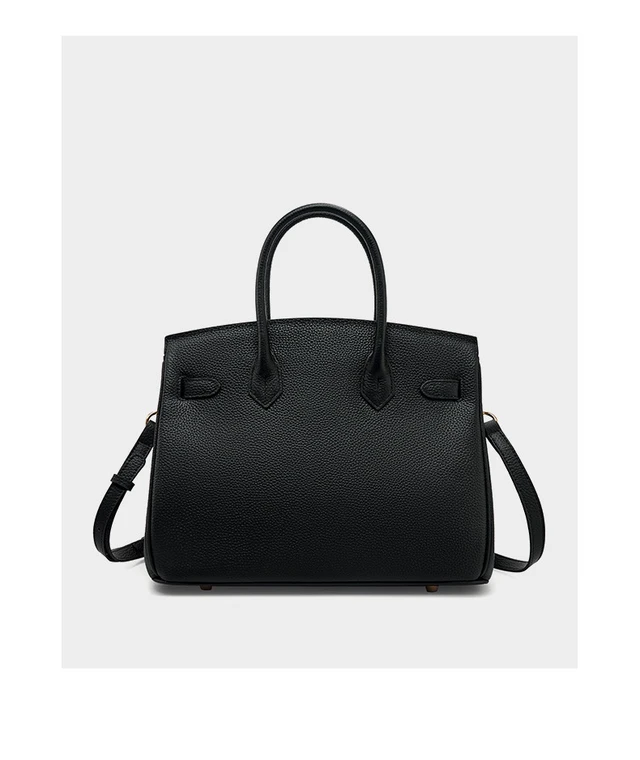 Alt view image 3 of 3 - Genuine Leather Womens Crossbody Handbags and Purses Black