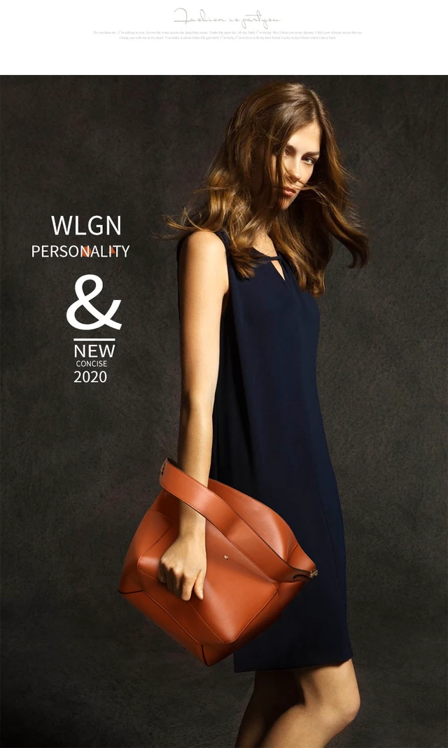 Alt view image 2 of 2 - Women Genuine Leather Designer Tote Bags Purses And Handbags Brown