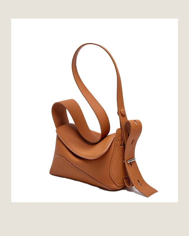 Alt view image 3 of 3 - Genuine Leather Womens Hobo Purse Roomy Casual Shoulder Bags Brown