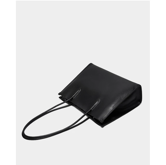 Alt view image 3 of 3 - Genuine Leather Women's Shoulder Handbags Black