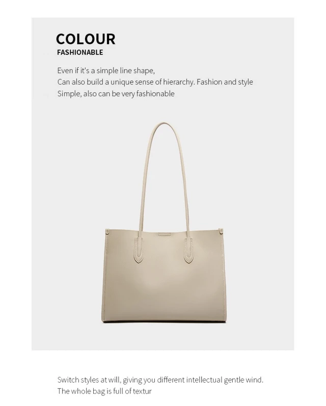 Alt view image 2 of 3 - Genuine Leather Women's Shoulder Handbags Grey