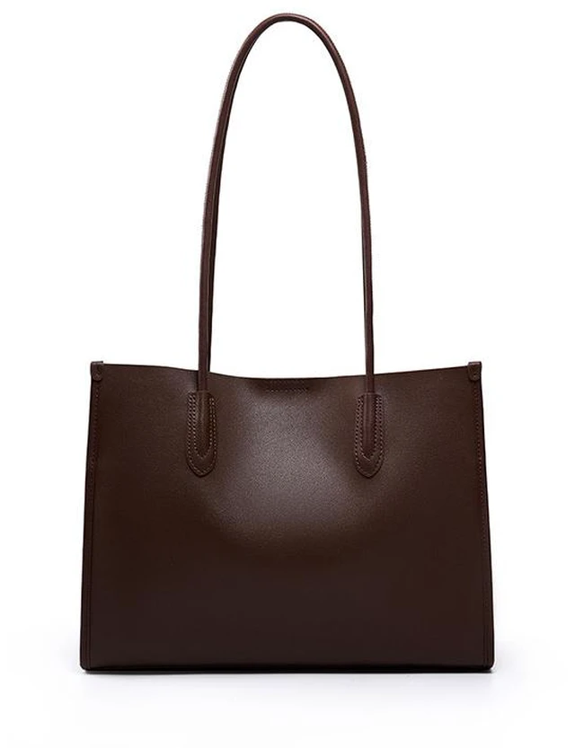 Main image of Genuine Leather Women's Shoulder Handbags Purple
