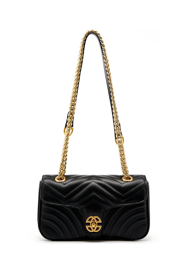Alt view image 4 of 4 - Genuine Leather Women Shoulder Purses Ladies Top Handle Handbag Black