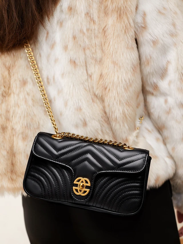 Alt view image 2 of 4 - Genuine Leather Women Shoulder Purses Ladies Top Handle Handbag Black