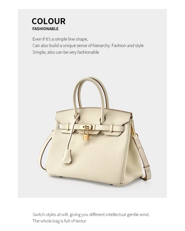Alt view image 3 of 3 - Genuine Leather Womens Crossbody Handbags and Purses White