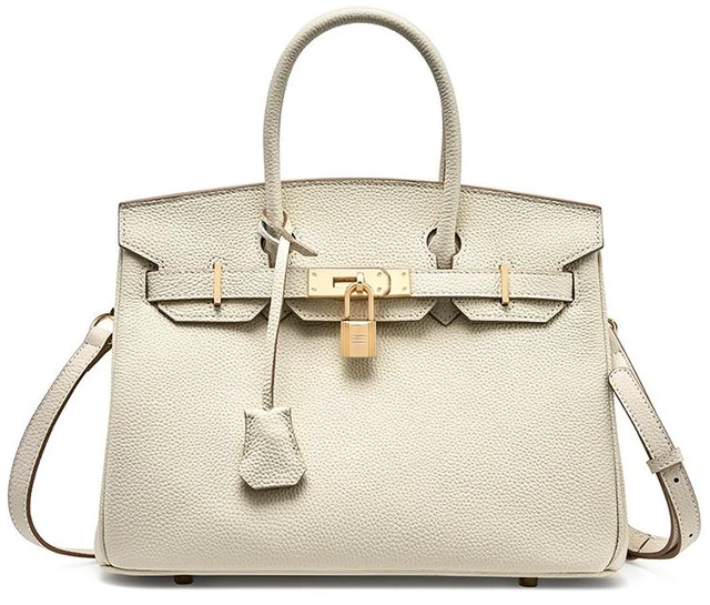 Main image of Genuine Leather Womens Crossbody Handbags and Purses White
