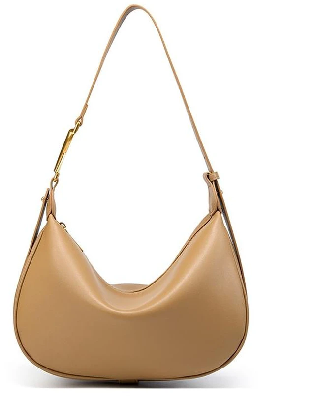 Main image of Genuine Leather Women's Crossbody Purse Handbag Bronze