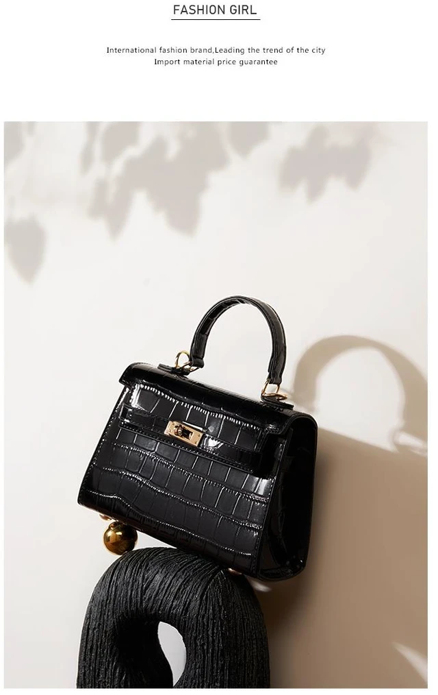 Alt view image 2 of 3 - Genuine Leather Crossbody Bags Shoulder Purse Handbag for Women Black