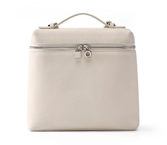 Main image of Genuine Leather Women Piana Backpack White