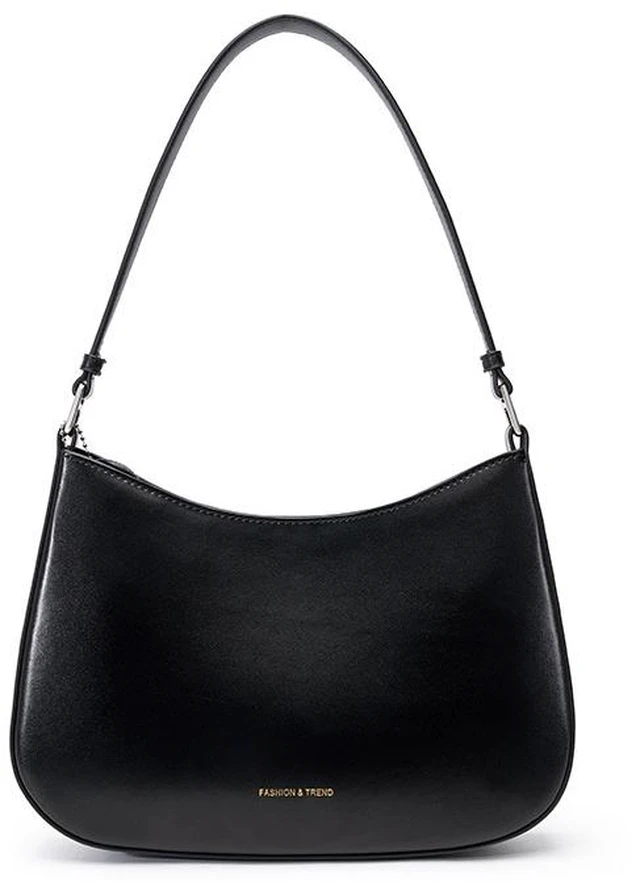 Main image of Real Leather Crossbody Handbags Purses Sling Crossover Shoulder Bag Black