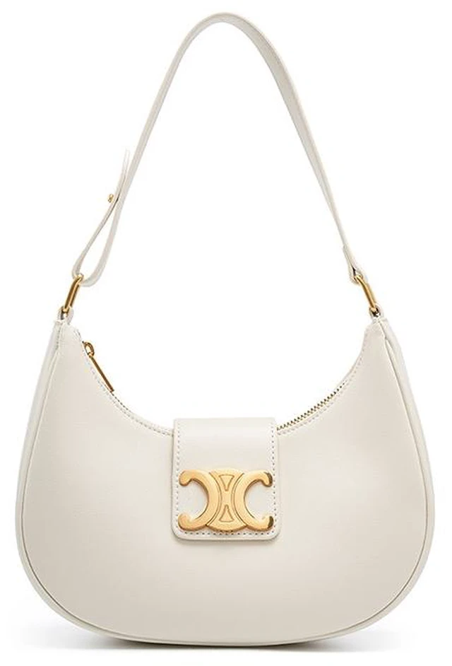 Main image of Women Genuine Leather Shoulder Bags Classic Crossbody Purses for Lady Handbag White