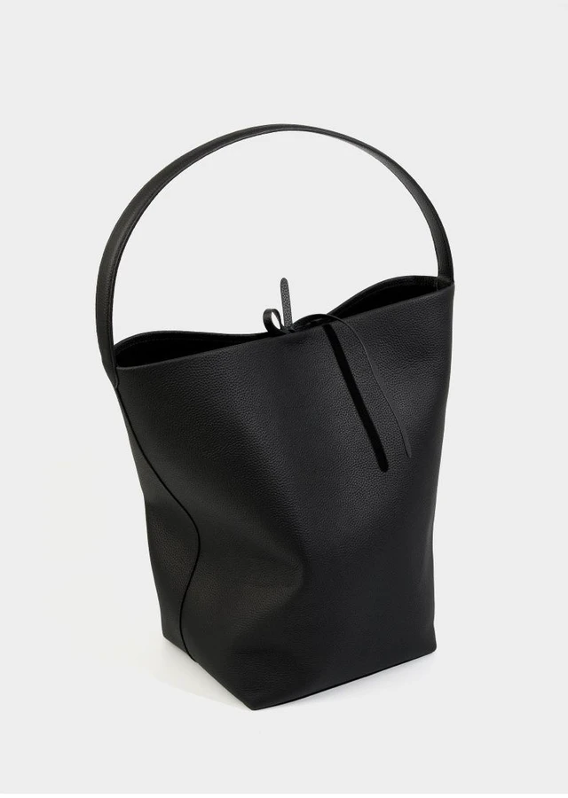 Alt view image 3 of 3 - Genuine Leather Women Shoulder Bags Large Capacity Handbags Black