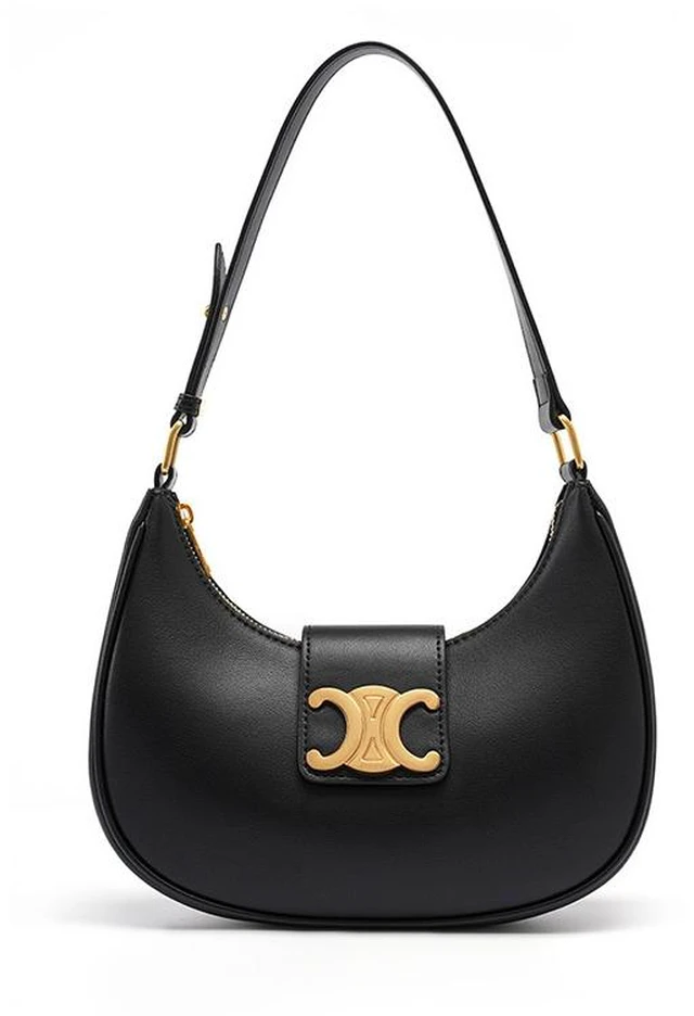 Main image of Women Genuine Leather Shoulder Bags Classic Crossbody Purses for Lady Handbag Black