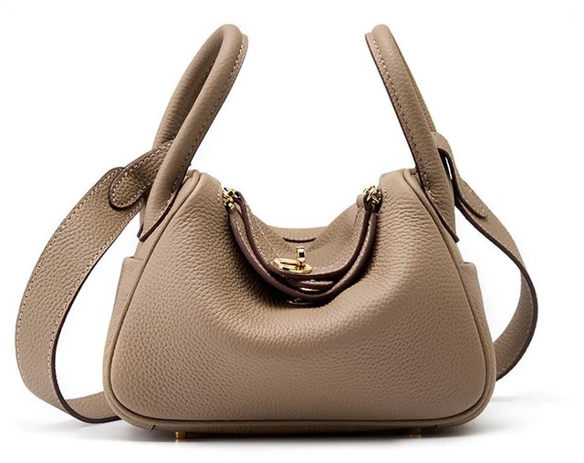 Main image of Ladies' Genuine Leather Shoulder Crossbody Bag Lindy Small Bag Grey