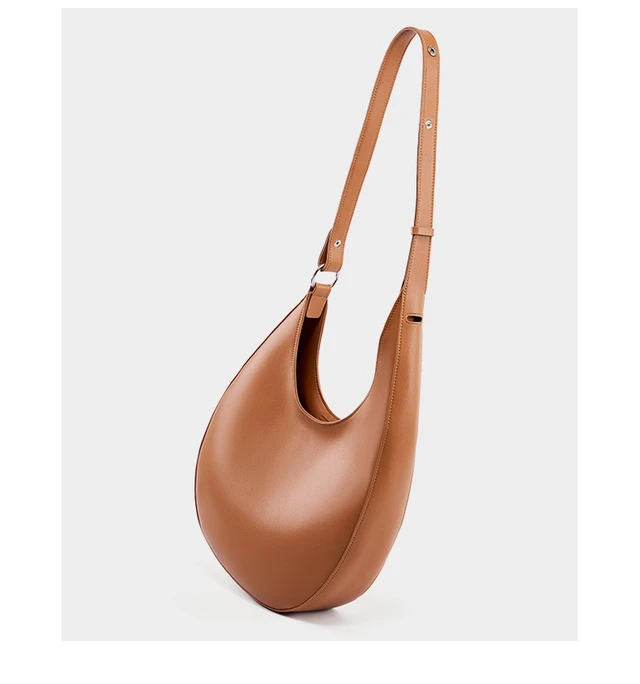 Alt view image 3 of 4 - Women Tote Bag Handbags Genuine Leather Fashion Hobo Shoulder Bags Brown