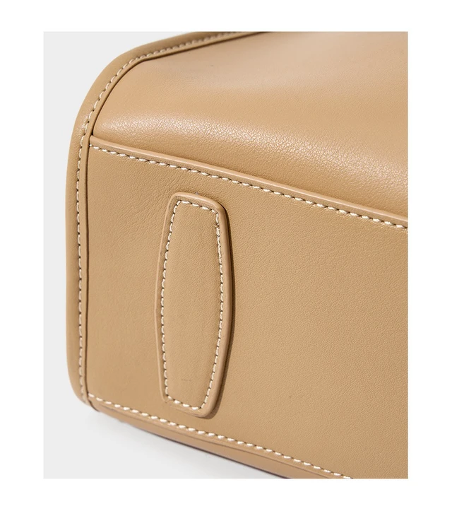 Alt view image 5 of 5 - Women Tote Bag Retro Genuine Leather Crossbody Bag Bronze