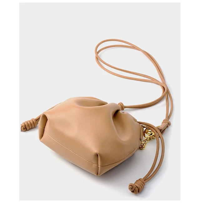 Alt view image 3 of 4 - Women's Small Classy Crossbody Purse Top Handle Handbags Brown