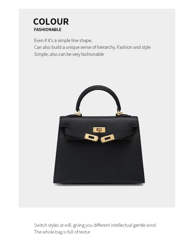 Alt view image 2 of 3 - Genuine Leather Satchel Handbag for Women Vintage Handmade Shoulder Bag Black