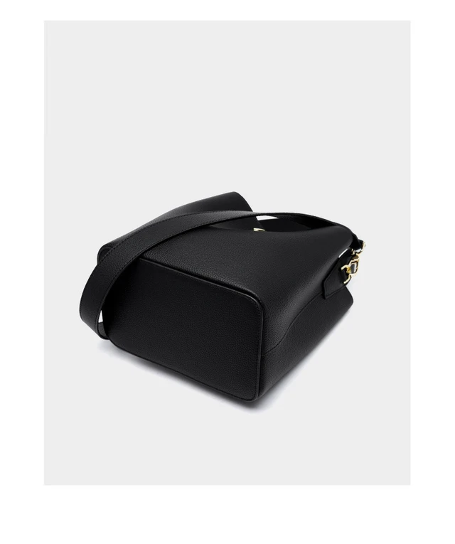 Alt view image 4 of 4 - Genuine leather Women's Shoulder Bag Crossbody Bag Black