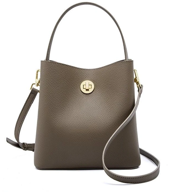 Main image of Genuine leather Women's Shoulder Bag Crossbody Bag Brown