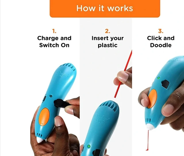 Alt view image 3 of 4 - 3D printer 3doodler Start Essential 3D Pen
